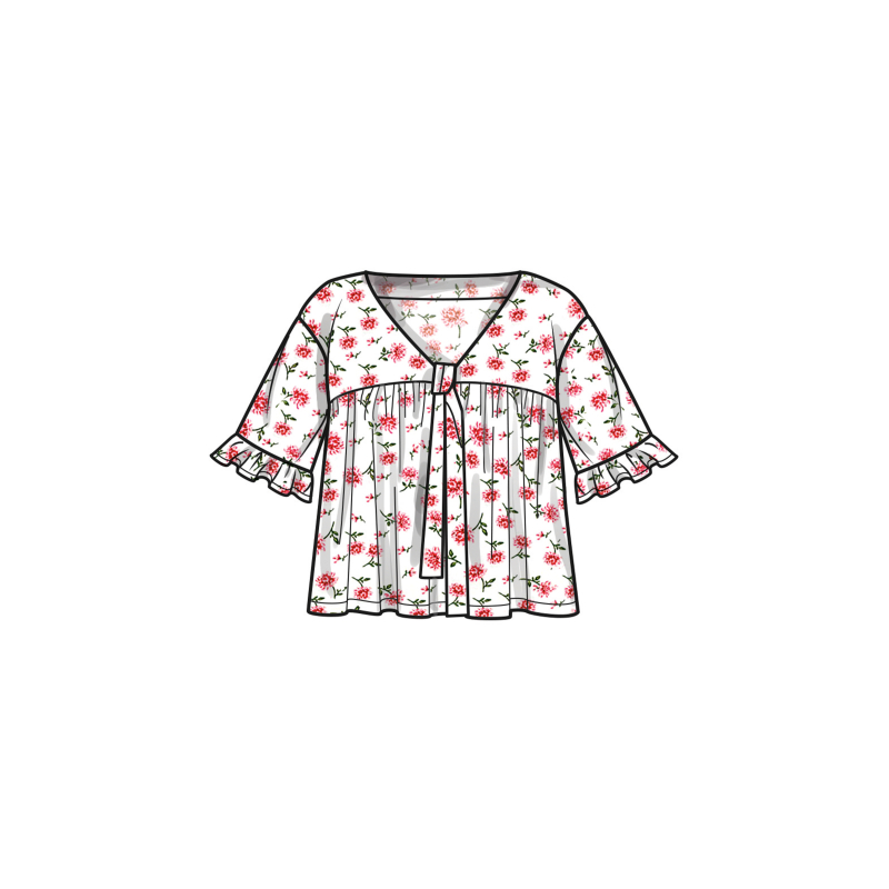Patron Simplicity 9928.A (32-54) -  Ensemble détente : hauts, pantalons et shorts pour femme