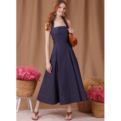 Patron Simplicity 9949.U5 (44-52) - Robe évasée à large encolure américaine 2