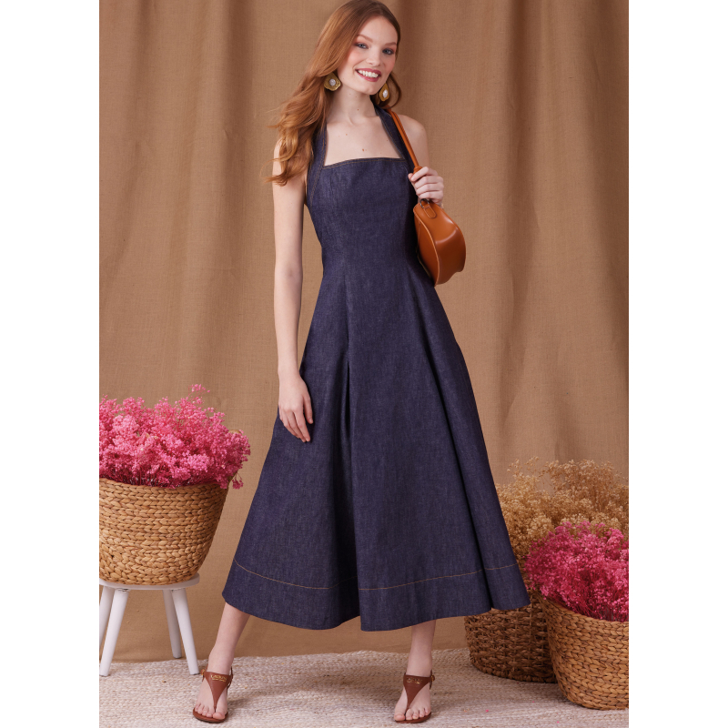 Patron Simplicity 9949.U5 (44-52) - Robe évasée à large encolure américaine