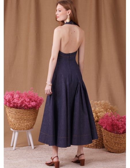 Patron Simplicity 9949.U5 (44-52) - Robe évasée à large encolure américaine