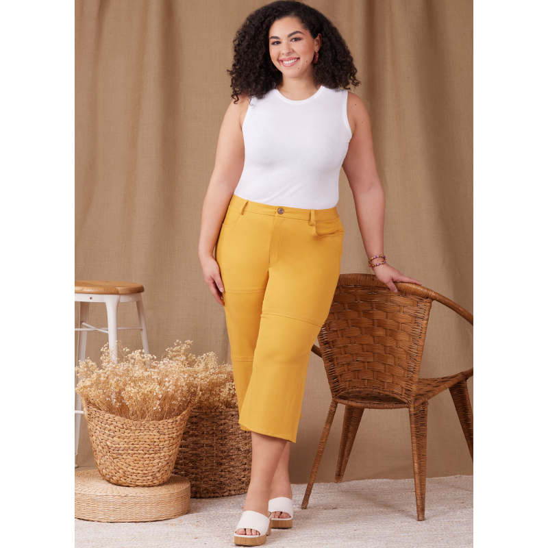 Patron Simplicity 9957.AA (38-46) - Shorts et pantalons pour femmes avec fermeture éclair frontale et poches multiples