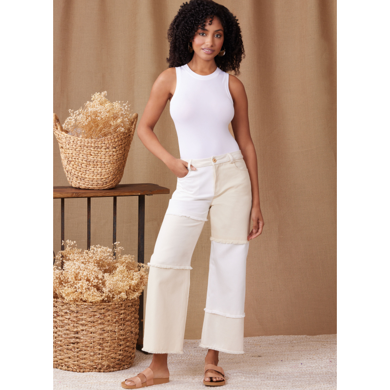 Patron Simplicity 9957.AA (38-46) - Shorts et pantalons pour femmes avec fermeture éclair frontale et poches multiples