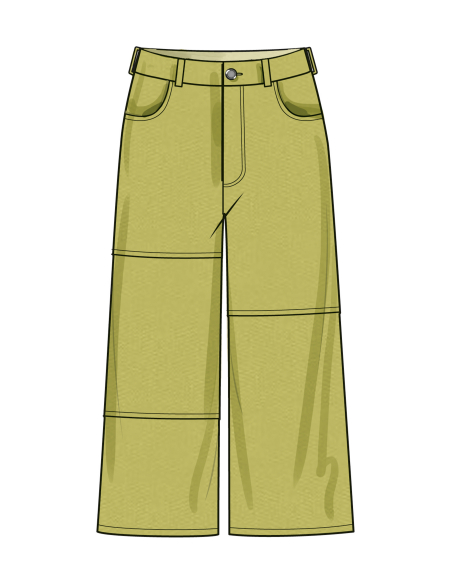 Patron Simplicity 9957.BB (48-56) - Shorts et pantalons pour femmes avec fermeture éclair frontale et poches multiples
