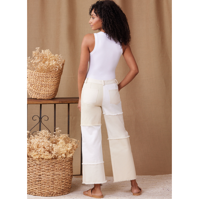 Patron Simplicity 9957.BB (48-56) - Shorts et pantalons pour femmes avec fermeture éclair frontale et poches multiples