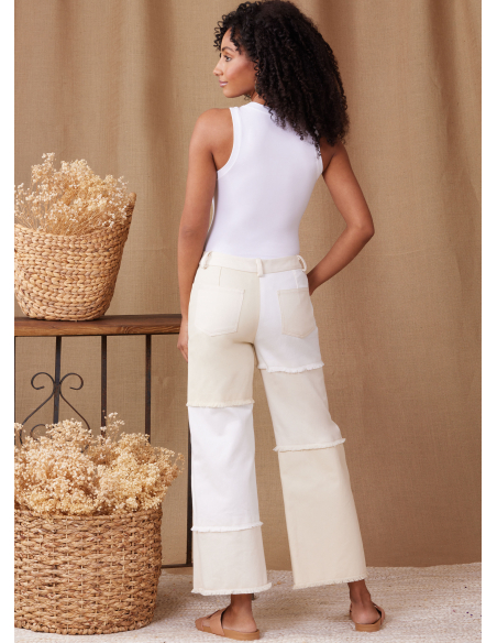 Patron Simplicity 9957.BB (48-56) - Shorts et pantalons pour femmes avec fermeture éclair frontale et poches multiples
