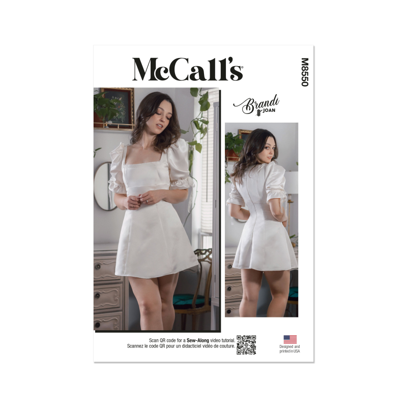Patron McCall's 8550.H5 (34-42) - Robe évasée