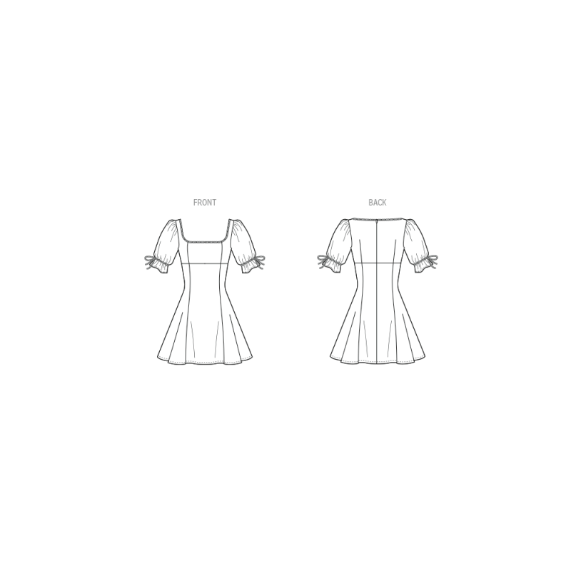 Patron McCall's 8550.U5 (44-52) - Robe évasée