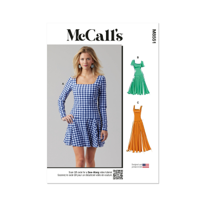 Patron McCall's 8551.D5 (32-40) - Bobe en maille avec variations