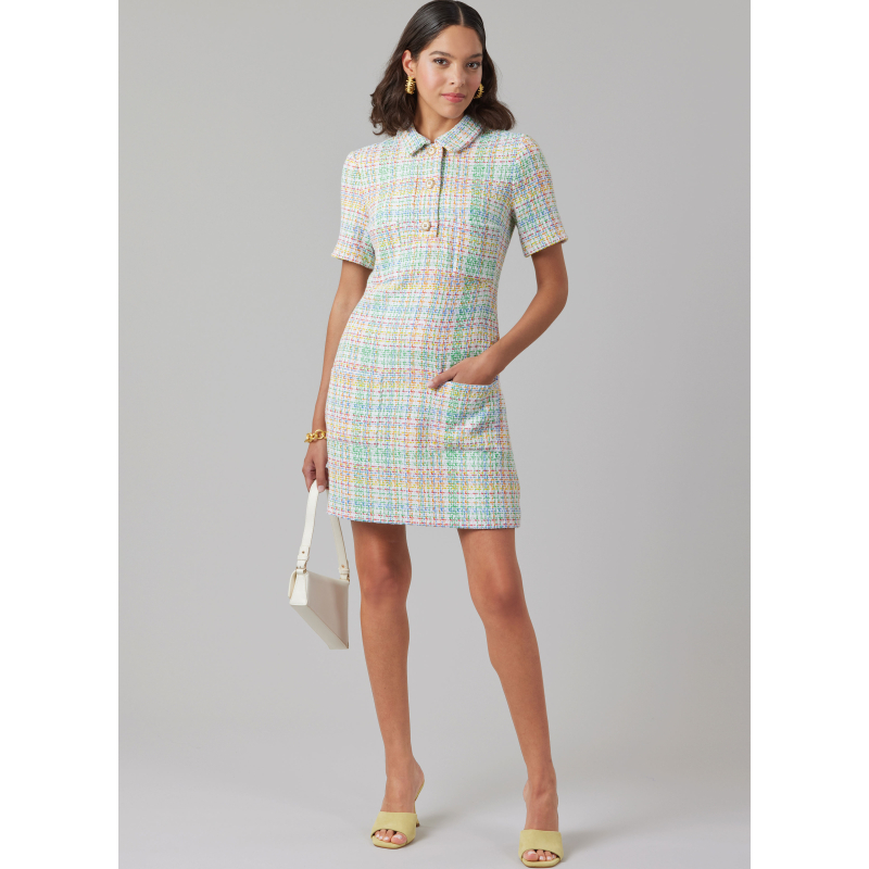 Patron McCall's 8552.Y5 (46-54) - Robe boutonnée
