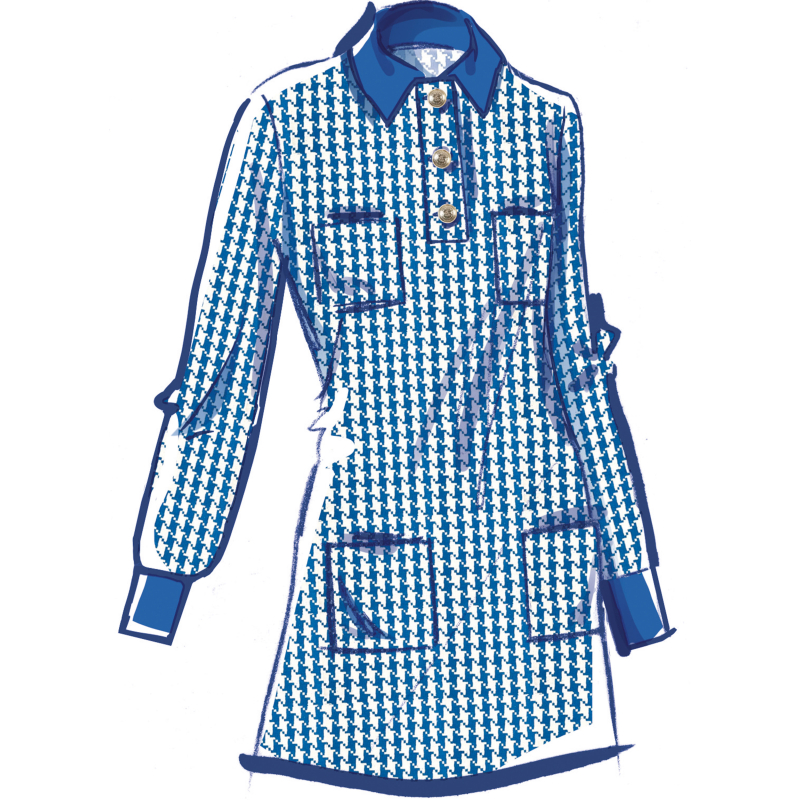 Patron McCall's 8552.Y5 (46-54) - Robe boutonnée