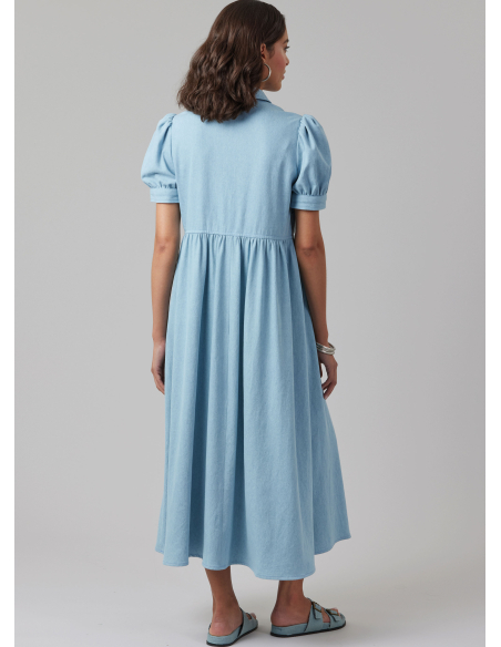 Patron McCall's 8553.H5 (34-42) - Robes à manches et longueur variées