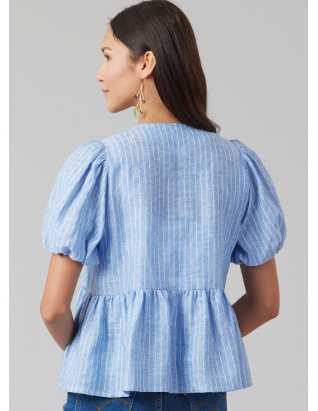 Patron McCall's 8557.BB (50-56) - Blouses à nouettes