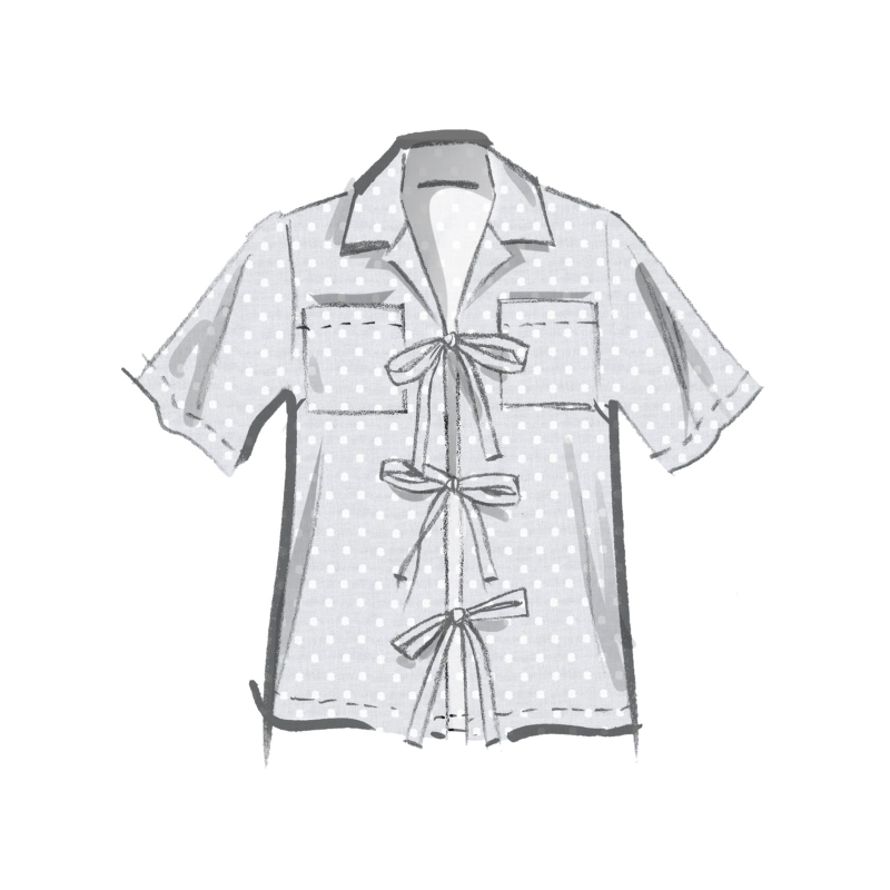 Patron McCall's 8557.BB (50-56) - Blouses à nouettes