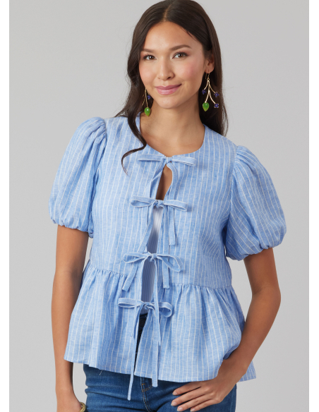 Patron McCall's 8557.BB (50-56) - Blouses à nouettes