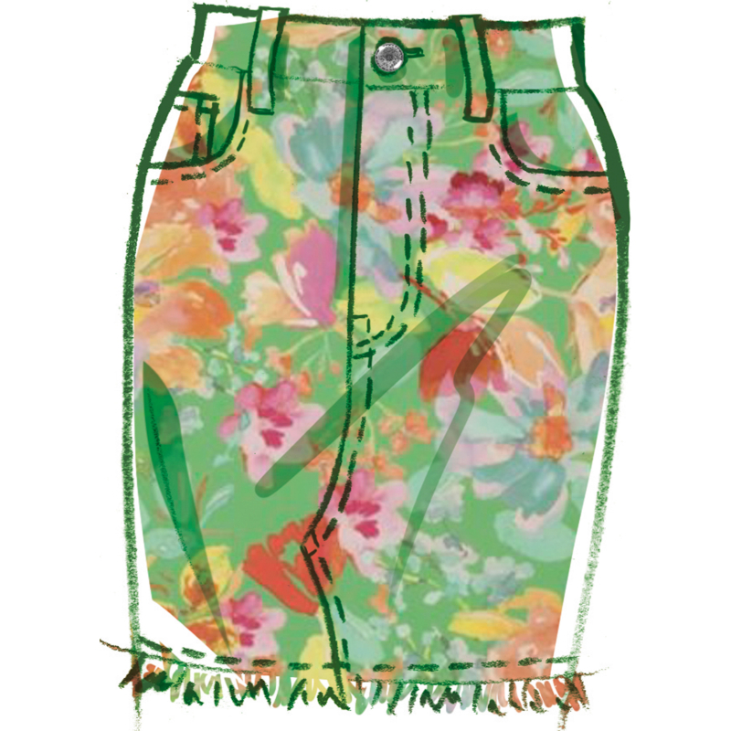 Patron McCall's 8559.W3 (58-66) -  Jupes esprit jean