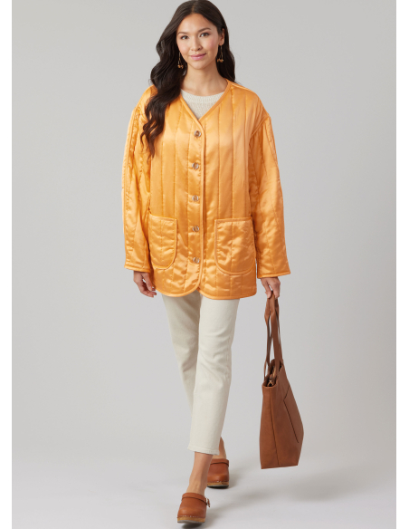 Patron McCall's 8560.H5 (34-42) - Veste matelassée