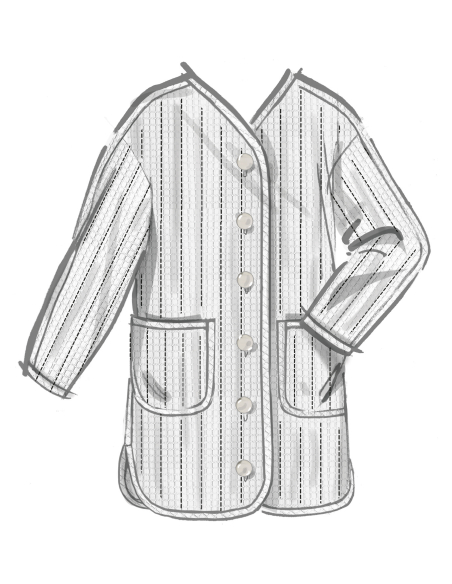Patron McCall's 8560.U5 (44-52) - Veste matelassée