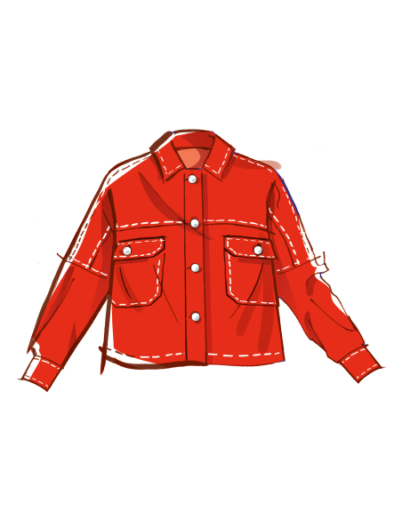 Patron McCall's 8561.K5 (36-44) - Veste et jupe courte