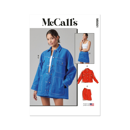 Patron McCall's 8561.K5 (36-44) - Veste et jupe courte