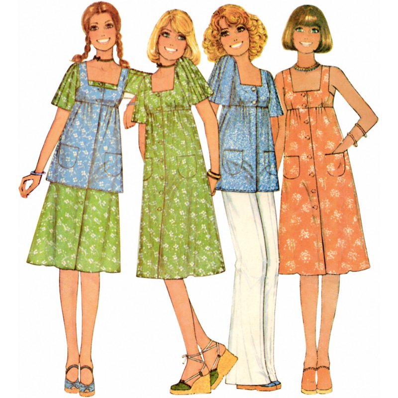 Patron McCall's 8570.H5 (34-42) - Robe, jumper et haut pour femme