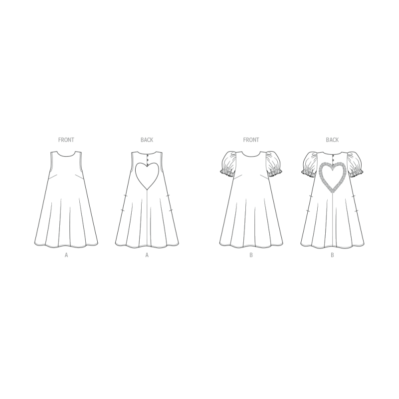 Patron KnowMe 2108.R5 (42-50) - Robe avec variations de manche