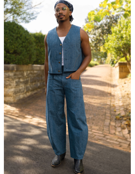 Patron KnowMe 2109.AA (46-54) - Gilet et pantalon pour homme