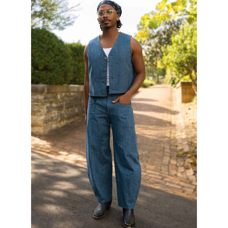 Patron KnowMe 2109.BB (56-64) - Gilet et pantalon pour homme