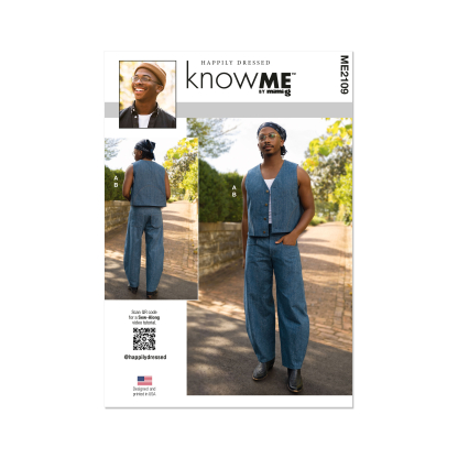 Patron KnowMe 2109.BB (56-64) - Gilet et pantalon pour homme
