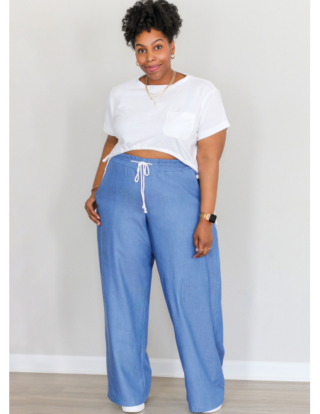 Patron KnowMe 2110.AA (38-46) - Haut en tricot et pantalons tissés