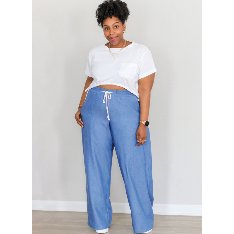 Patron KnowMe 2110.BB (48-56) - Haut en tricot et pantalons tissés