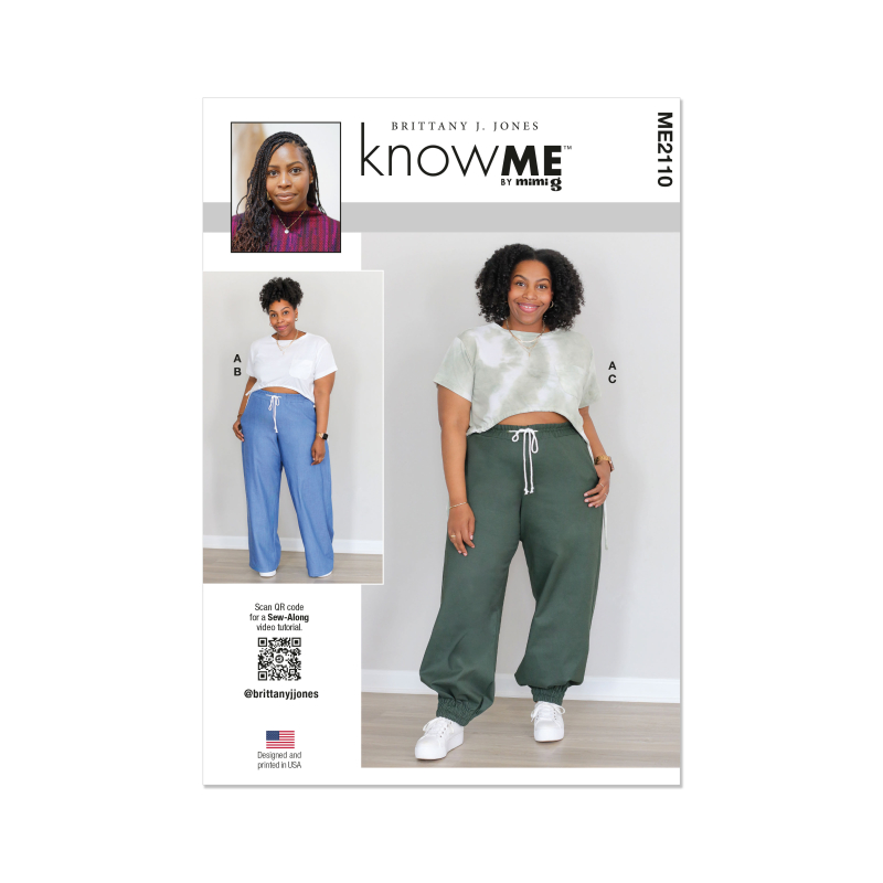 Patron KnowMe 2110.BB (48-56) - Haut en tricot et pantalons tissés