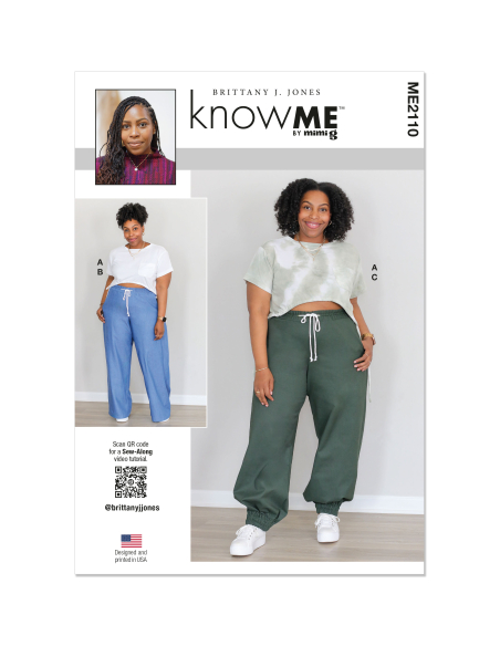 Patron KnowMe 2110.BB (48-56) - Haut en tricot et pantalons tissés