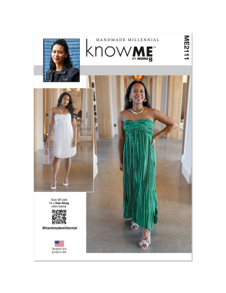 Patron KnowMe 2111.U5 (44-52) - Robe en deux longueurs