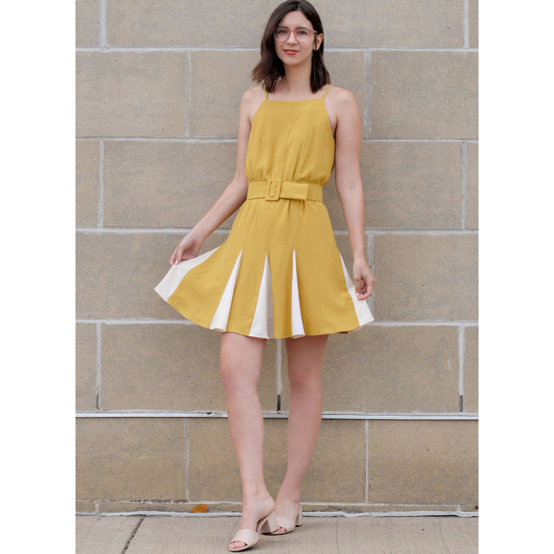Patron KnowMe 2112.D5 (32-40) - Robe en deux longueurs avec ceinture