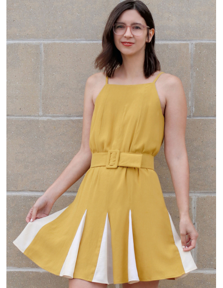 Patron KnowMe 2112.D5 (32-40) - Robe en deux longueurs avec ceinture