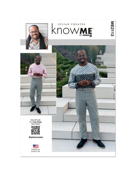 Patron KnowMe 2113.MLL (48-54) - Chemise et pantalon pour hommes