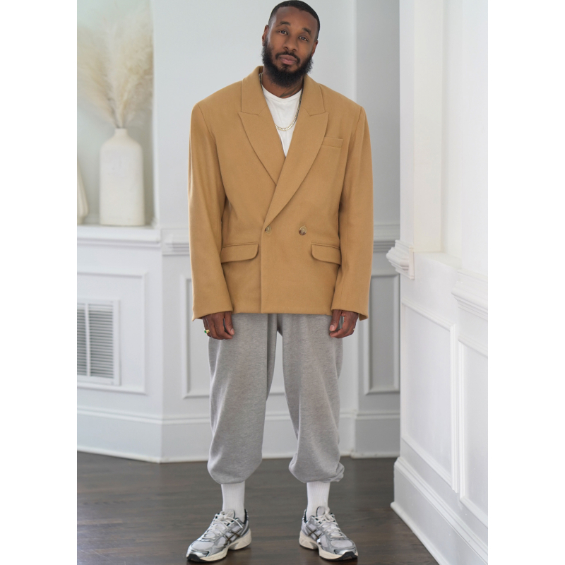 Patron KnowMe 2118.BB (56-64) - Veste oversize croisée avec détails raffinés