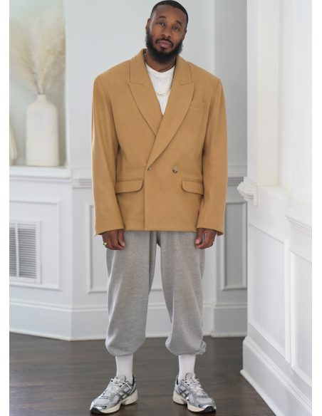 Patron KnowMe 2118.BB (56-64) - Veste oversize croisée avec détails raffinés