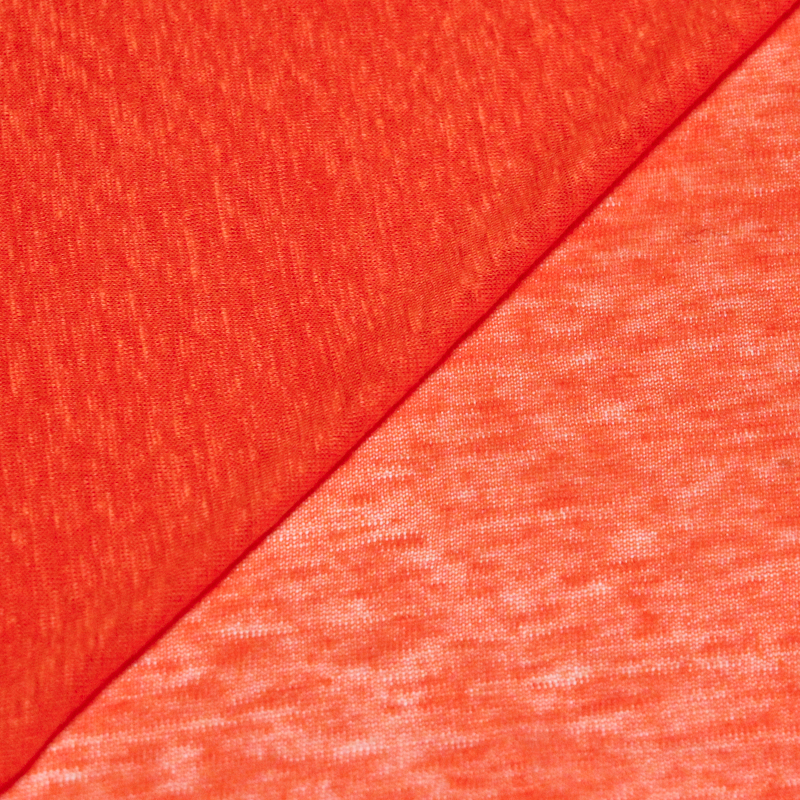 Jersey 100% lin - Orange