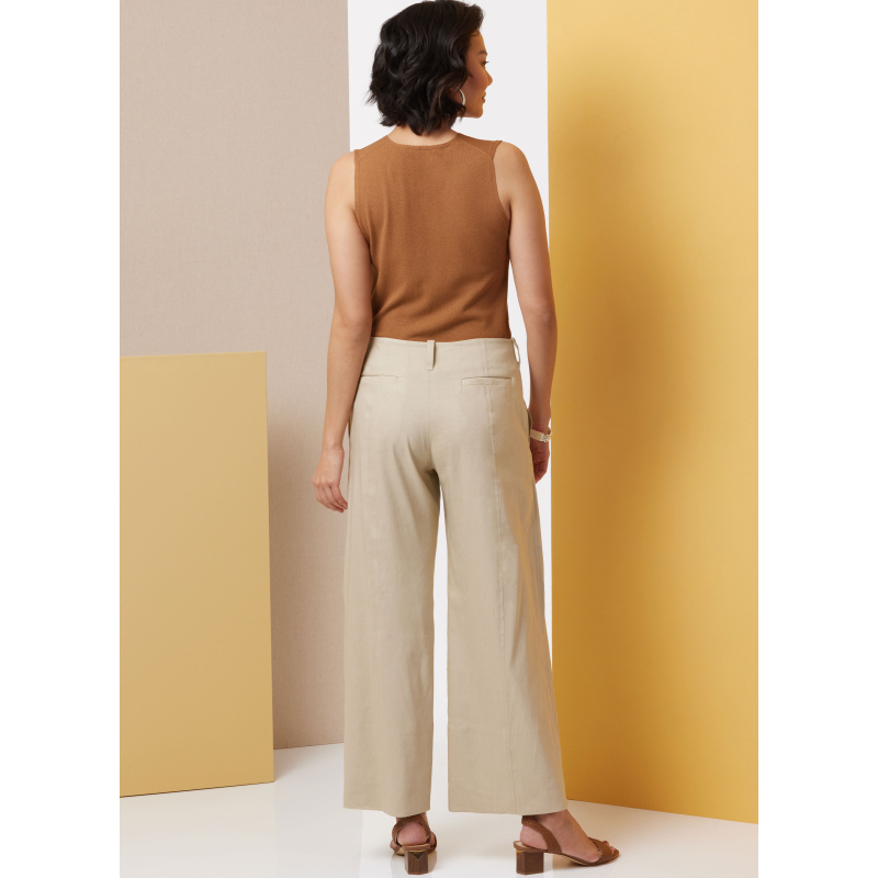Patron Butterick 7024 Y5 (46-54) - Pantalons à jambes larges