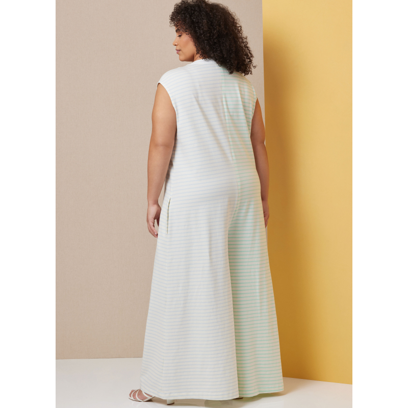 Patron Butterick  7029 BB (50-56) - Combinaisons de détente à ouverture boutonnée