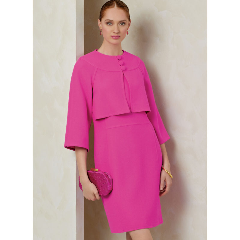 Patron Vogue 2085/D5 (32-40) - Robe ajustée et veste boléro