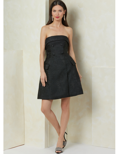 Patron Vogue 2089/D5 (32-40) - Robe bustier moulante à effet sculptant