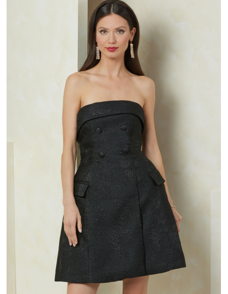 Patron Vogue 2089/R5 (42-50) - Robe bustier moulante à effet sculptant