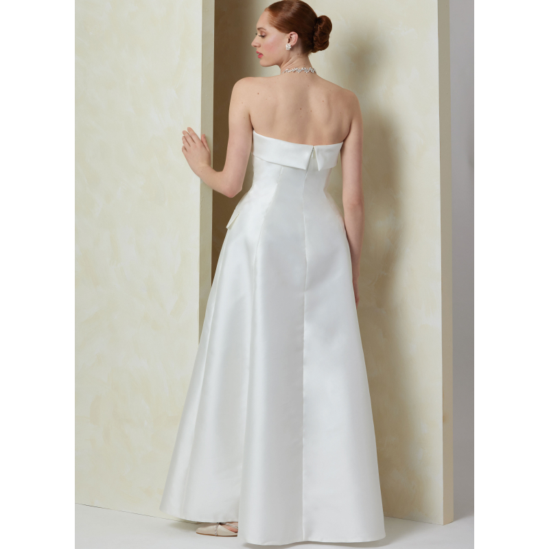 Patron Vogue 2089/R5 (42-50) - Robe bustier moulante à effet sculptant