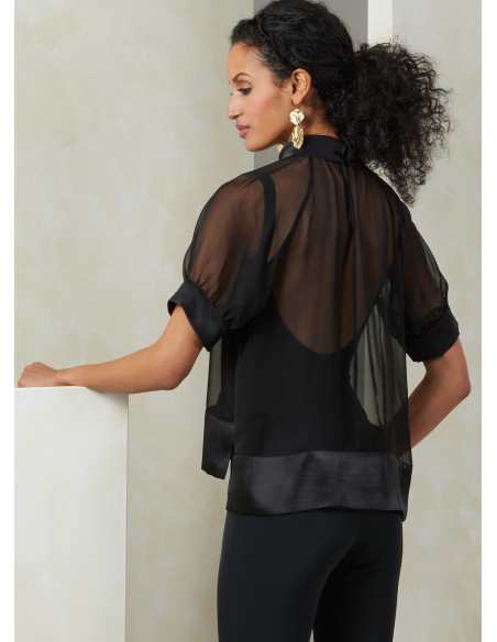 Patron Vogue 2090/B5 (36-42) - Haut col roulé à plis et manches raglan