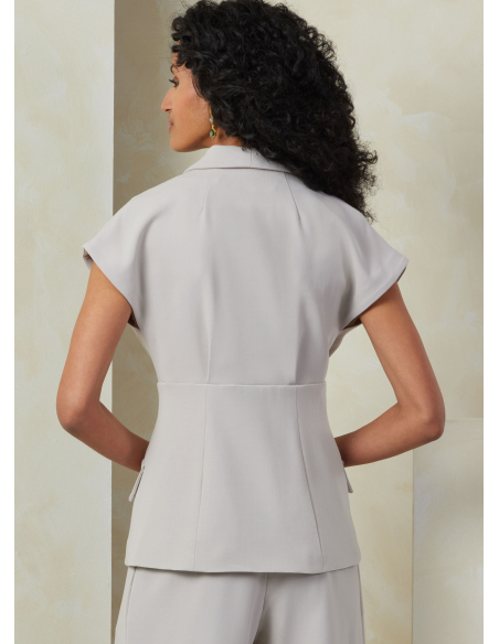 Patron Vogue 2097/H5 (34-42) - Ensemble haut col asymétrique, jupe ajustée et pantalon semi-ajusté