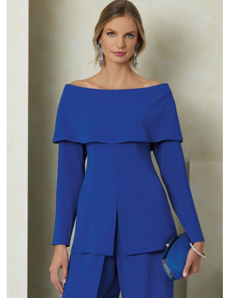 Patron Vogue 2098/B5 (36-44) - Haut moulant à manches hors épaule et pantalon à jambes larges