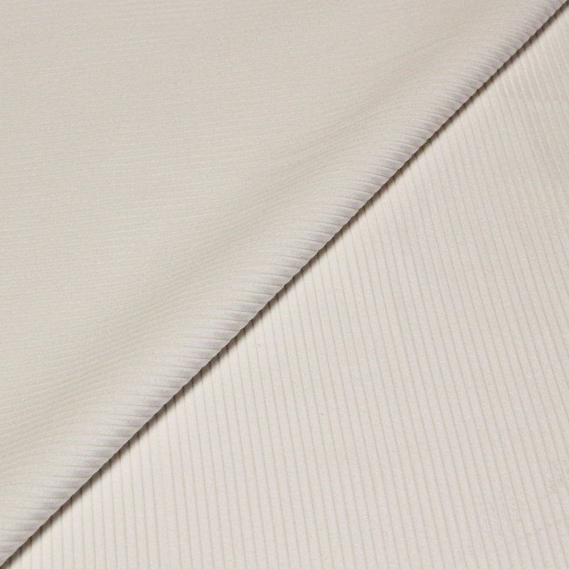 Velours côtelé Jumbo 100% coton GOTS - Blanc cassé