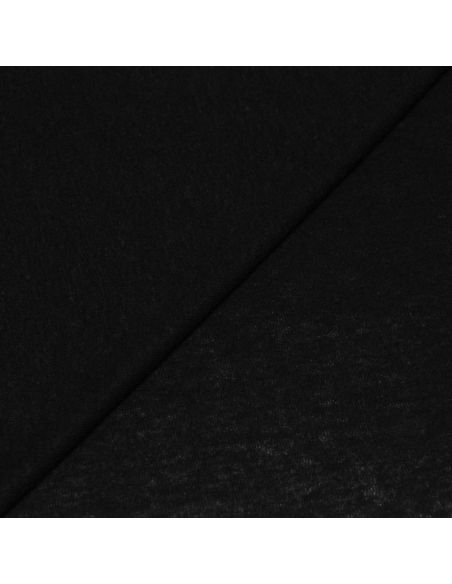 Jersey 100% lin - Noir